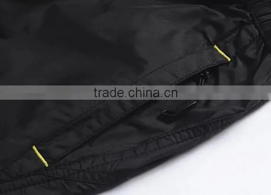 fashion design custom black men waterproof pants