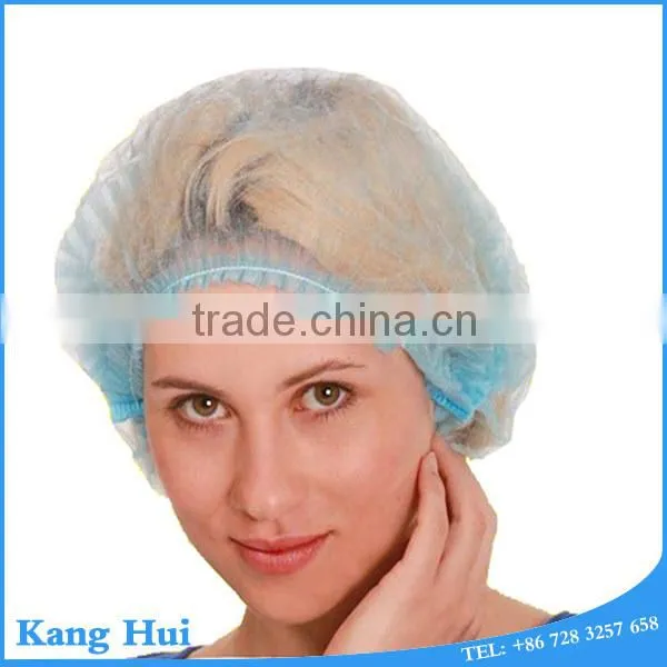high quality disposable nonwoven bouffant cap
