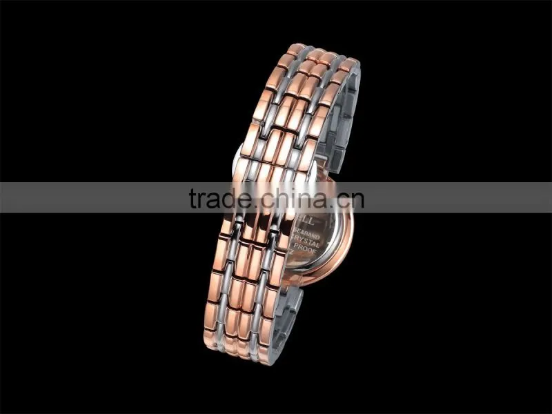 2014 hot sale Bewell Classic luxury rose gold ladies watches