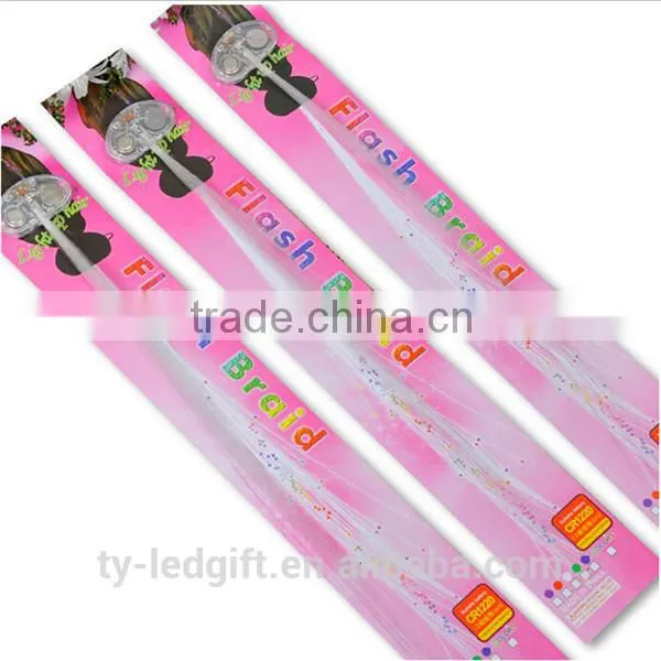 2015 Party decoration hair fashion colorful led hair lights
