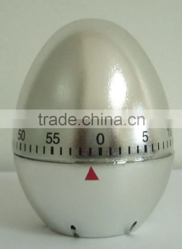 China supplier egg shape mechanical kitchen timer
