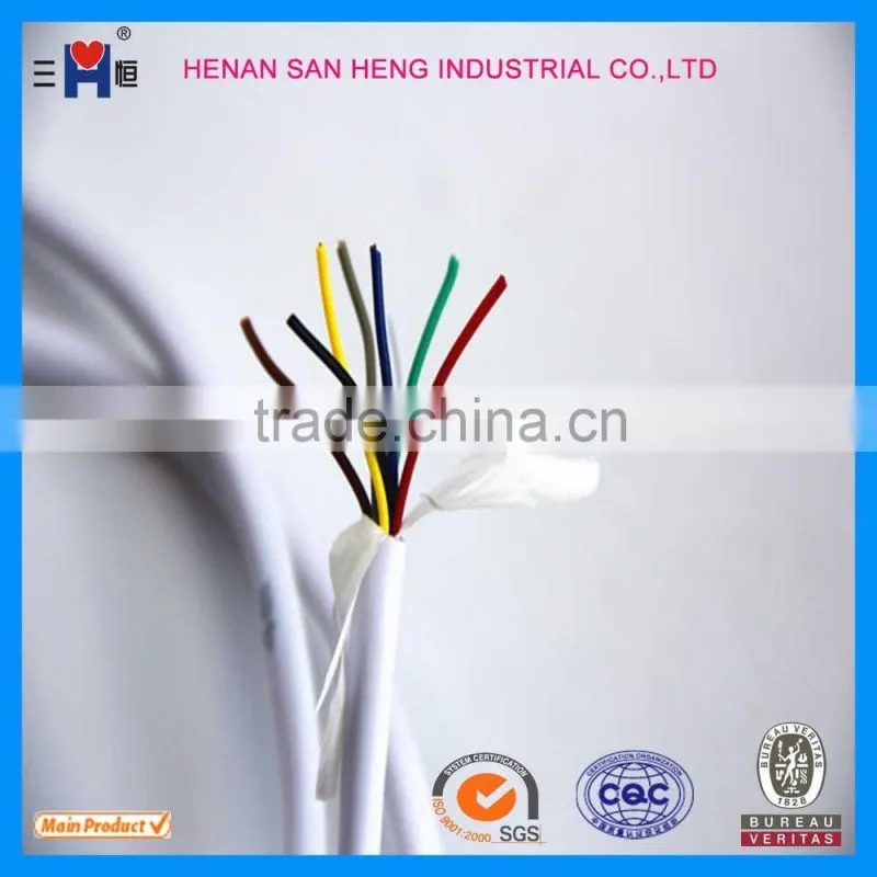 PVC insulated Multi core control cable 6 core flexible cable