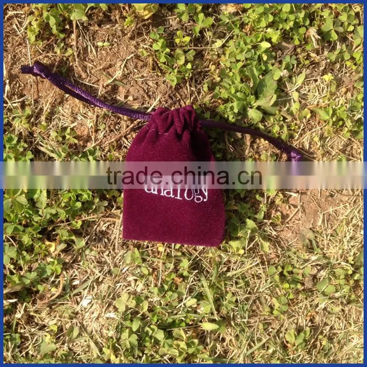 Soft Black Velvet Drawstring Carry Gift Bag Silver Lining 6.5" x 8"