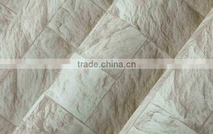 Mediterranean design brick decoration wallpaper for restaurant