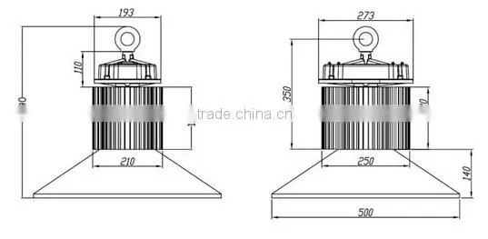 Hot!!!high bay light for multi-function,IP65 waterproof led high bay light
