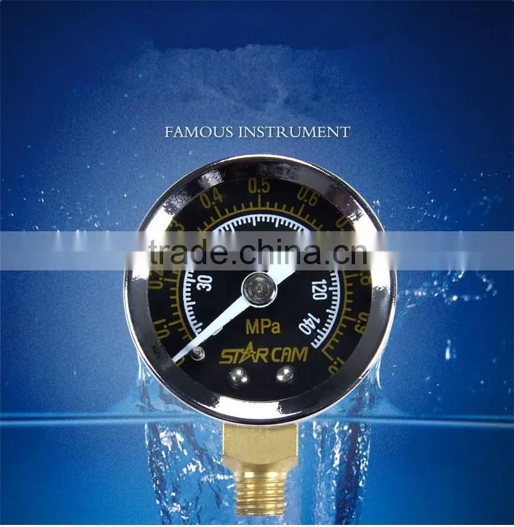 steel case low pressure manometer gauge