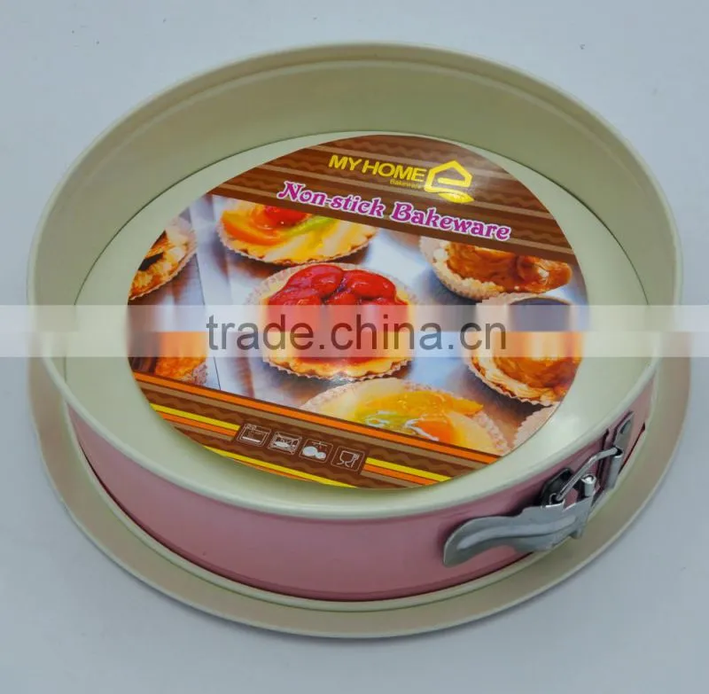 Metal Springform Cake Pan with Non-stick Coating