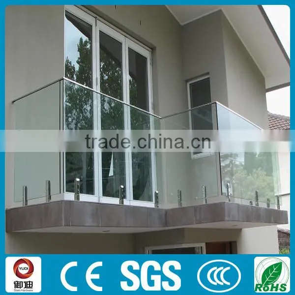 China factory pool mount stainless steel frameless glass spigots