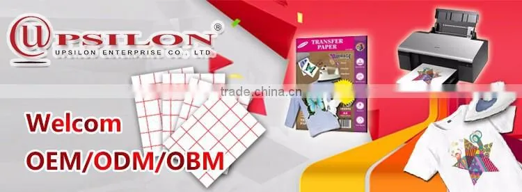2016 Best Selling Light Fabric Transfer Paper For Inkjet Print