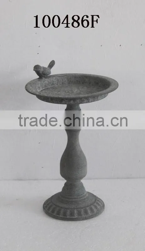 Country garden cast iron bird bath for bird feeder