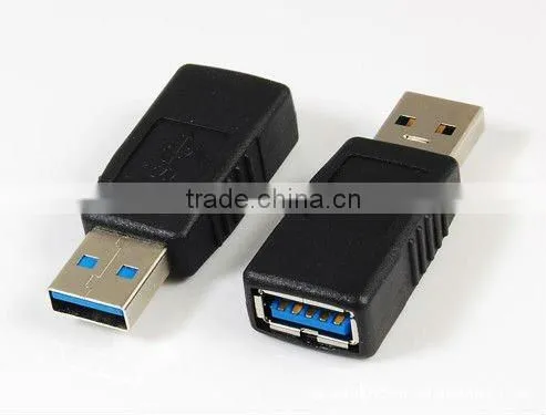 NEW USB 2.0 A Female to A Female F-F Adapter Connector Blue