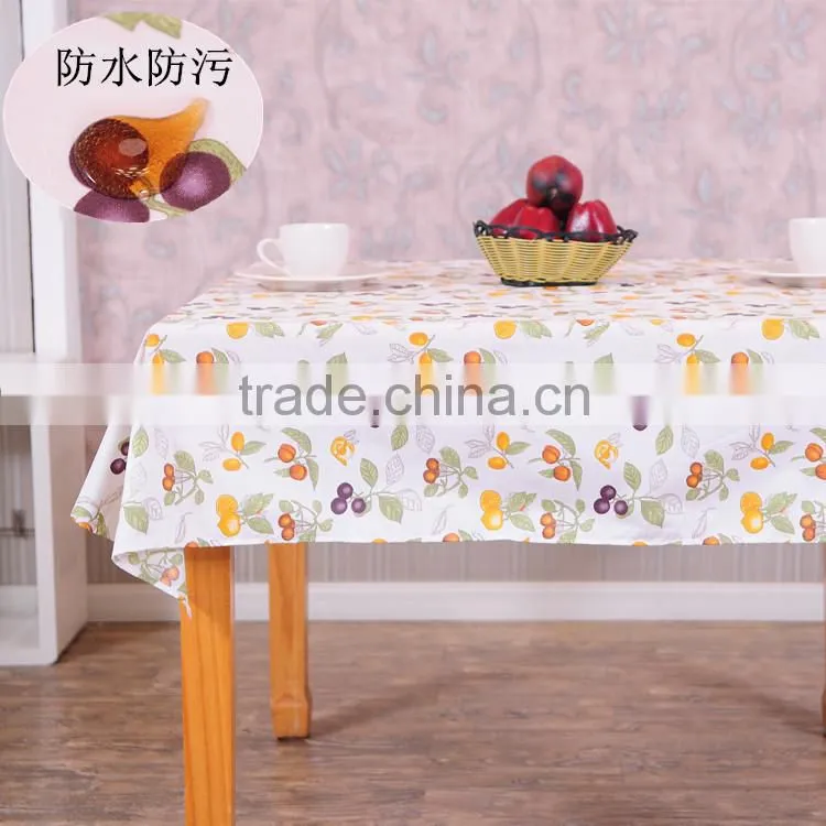 Eco-friendly printed tablecloth ,table cleaning cloth,fancy table cover ,cleaning table cover