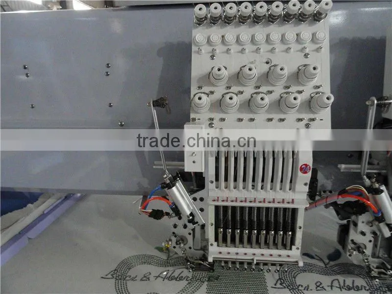28 heads high speed flat embroidery machine