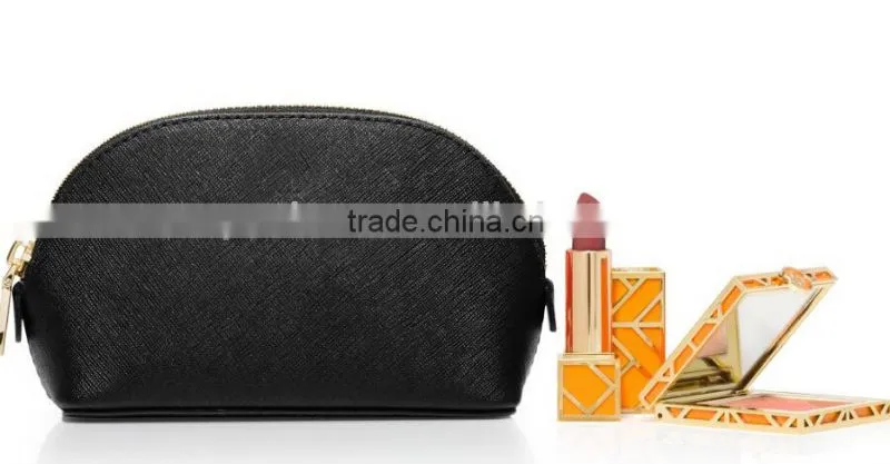 factory provide custom PU leather beautiful cosmetic bag