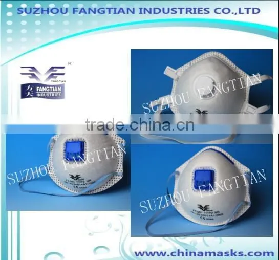 Non-woven dust mask FFP3V dust mask disposable dust mask