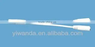 best price for Audio cable headest couples one divides two line 3.5mm