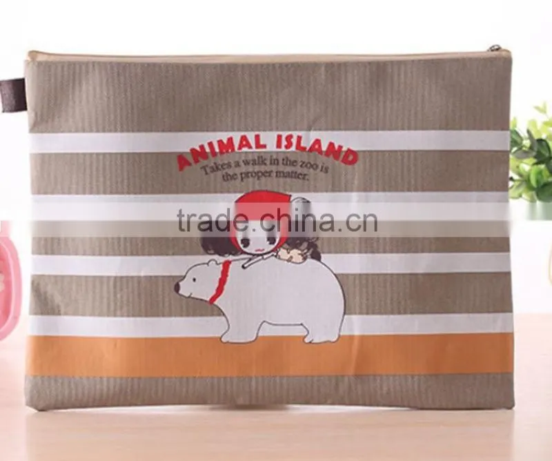 Promotion cheap customized travel document holder with zipper china supplier