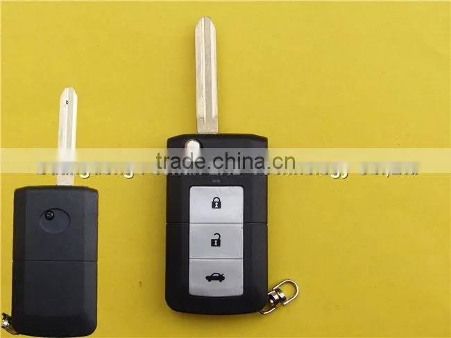 3 buttons modified flip key Toyota folding car key shell