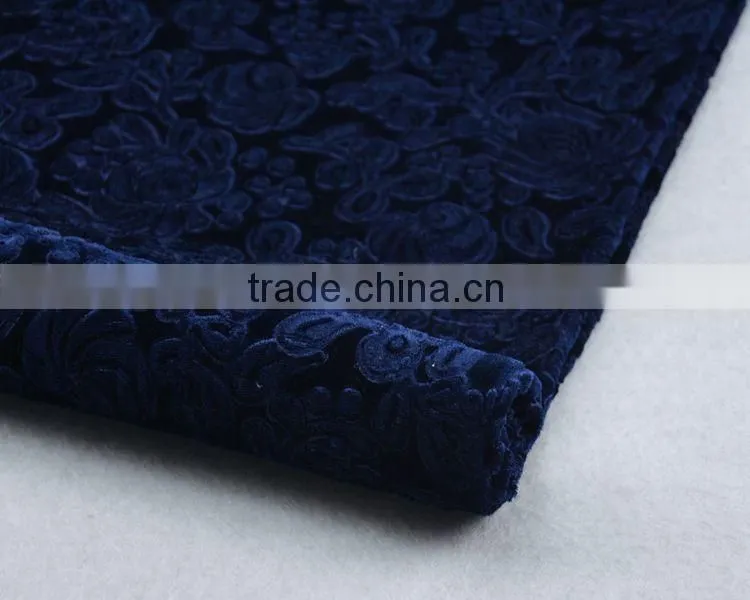 Jiufan Textile Ponti Flocked Fabric Polyester Spandex Roma For Lady's Sweater