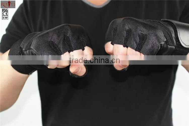 Men's Gym Wrist Wrap Gloves, Fitness Gloves, Workout Exercise Gloves