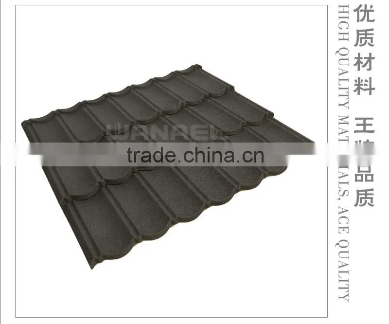 chinese style colorful stone iron house roof sheet