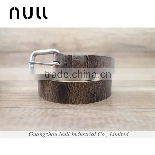 Best gifts vintage style durable genuine cowhide leather belt men
