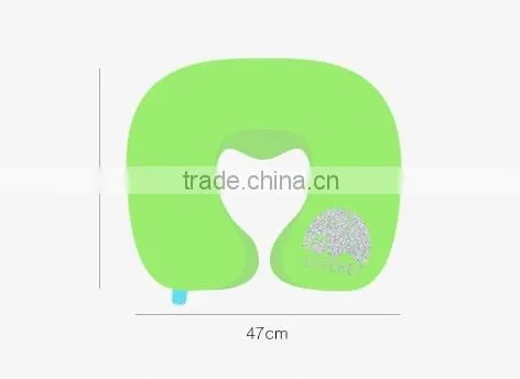 Super soft TPU inflatable travel U shape neck pillow