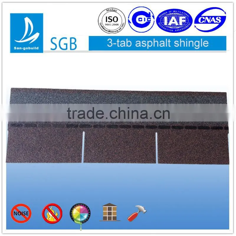 high quality asphalt roof tile for house