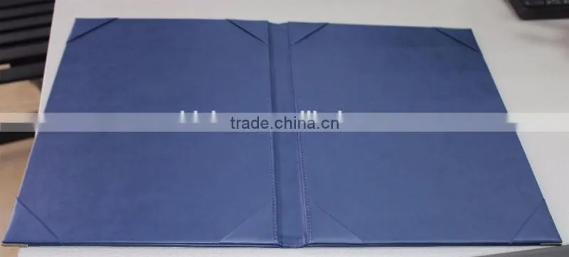 Best selling pu/genuine leather customer design certificate holder
