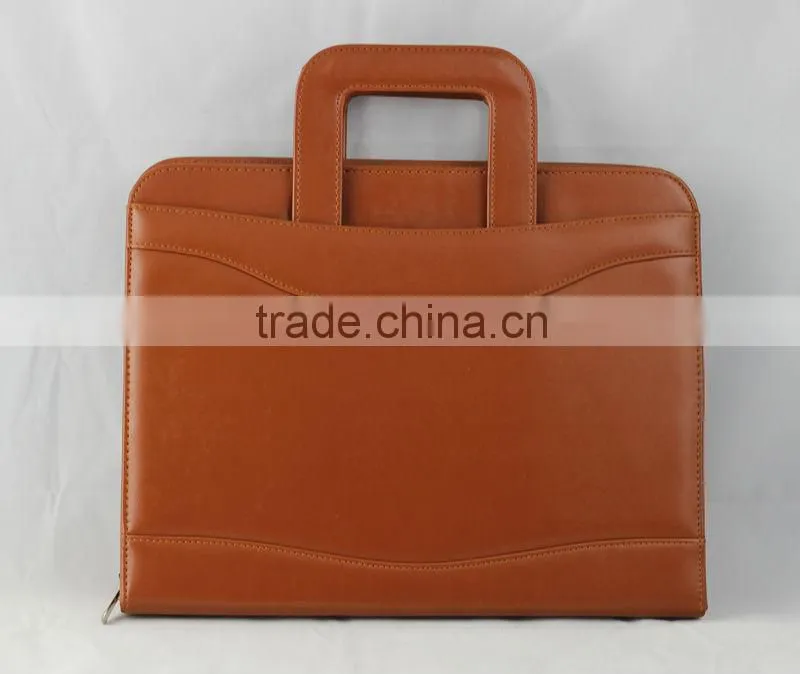 movable handle men's briefcase/leather briefcase men supplier
