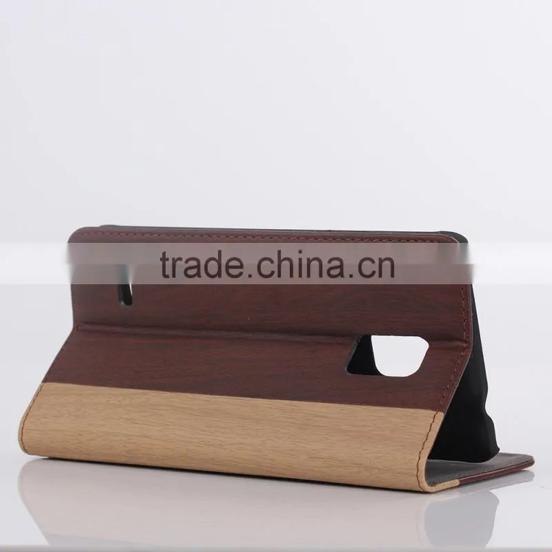 2014 new products wooden leather case for samsung galaxy note 4,wooden case for iphone 6 plus D0159