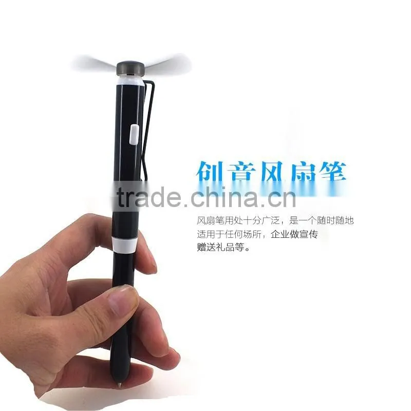gift ballpoint pen with mini fan Promotional Ball Point Fan Pen