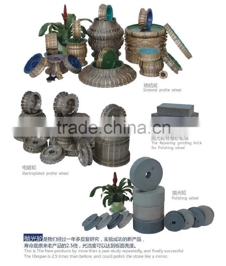 3000mm marble and granite stone edge polishing machine for countertops and windowsill