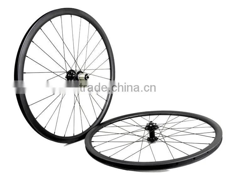 Bicycle parts T700 full Toray carbon 29er mtb wheels 27mm width clincher wheeset