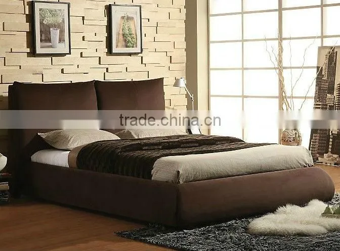 Modern leather bed F006