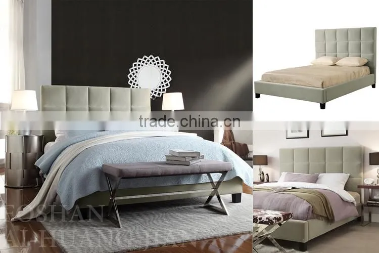alibaba foshan new product europe style design leather bed price