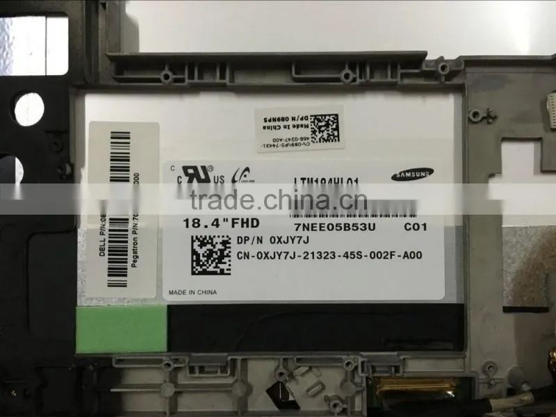 18.4"Full LED Display Assembly For DELL XPS 18 DP/N:0XJY7J LTM184HL01-C01