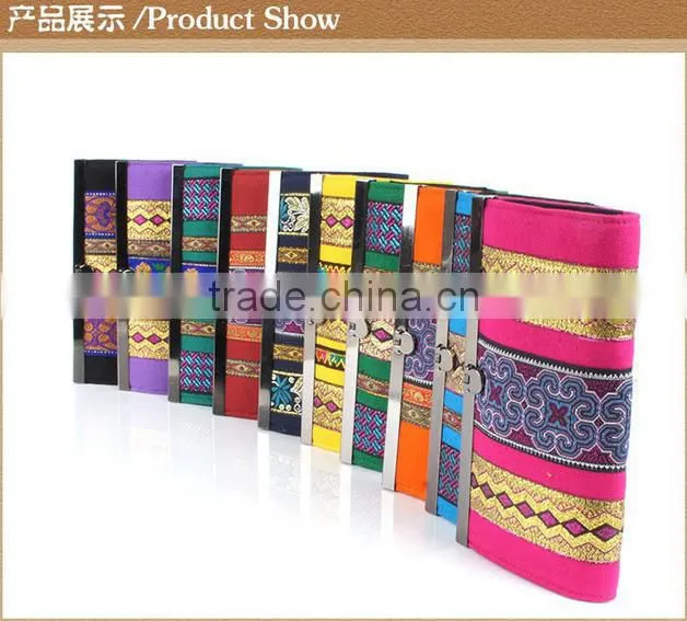 National vintage lady clutch tote hand purse girls beautiful money clip wallet