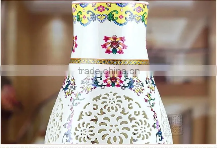 Vintage Ancient Pendant Light Porcelain ChandelierJingdezhen Handpainted Ceramic Party Loft Coffee Bar Restaurant Kitchen Lights