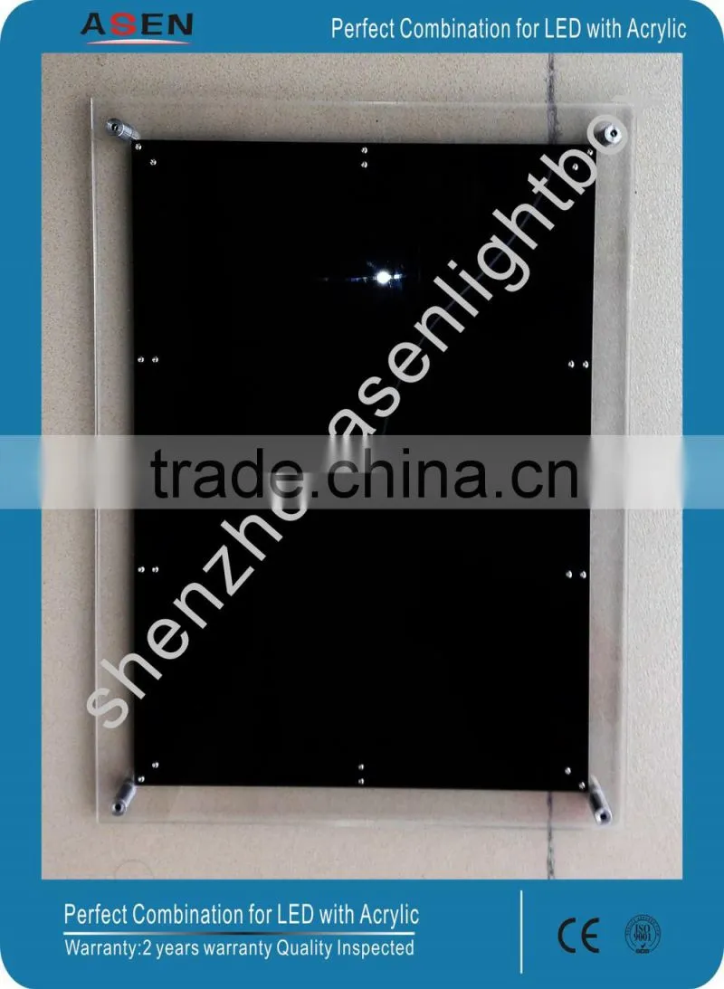 A1 Size Acrylic Crystal Light Box Manufacturer