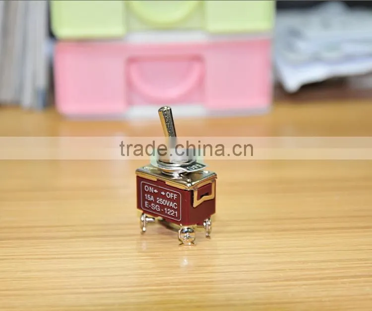 250V 15A switches 4pin on off toggle switch with cover