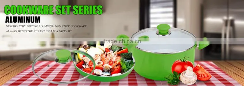 aluminum non-stick ceramic Forged elegant cookware set