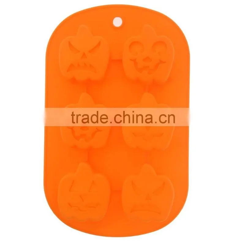 Halloween pumpkin silicone cake molds chocolate candy mould kitchen baking Cookies Cutter 3D Cake Decorating Tools