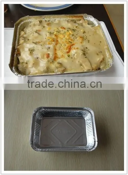 Disposable aluminum takeaway container