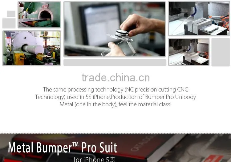 Super Thin Aluminum Metal Bumper Cover For iPhone 5/5S