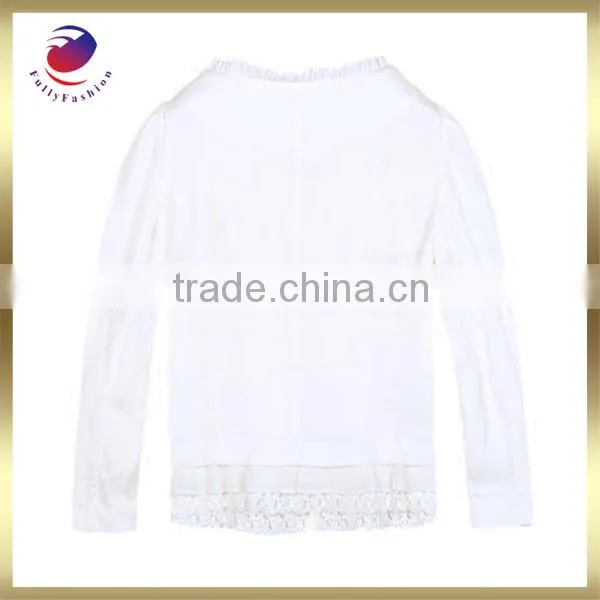 women trench coat white lace hem fashion wholesale