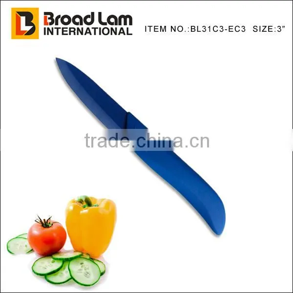 Pink color Ceramic Knife 3 inch Fruit Knife