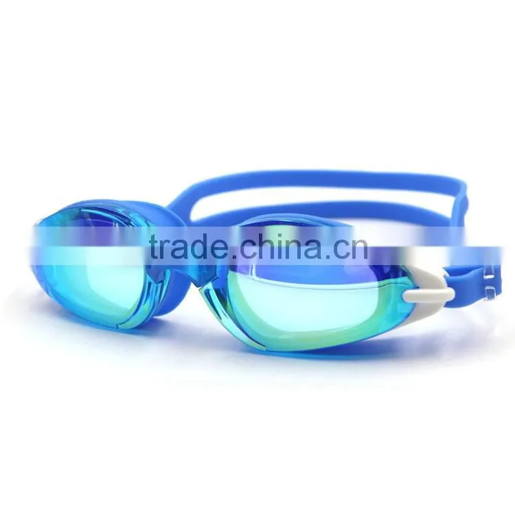 High grade silicone cartoon child swimming goggles for kids