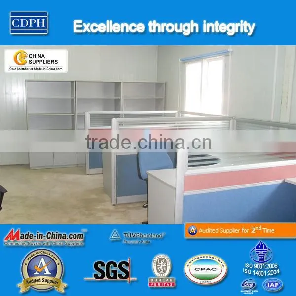 Fine appearance Prefabricated building temporary two storey office
