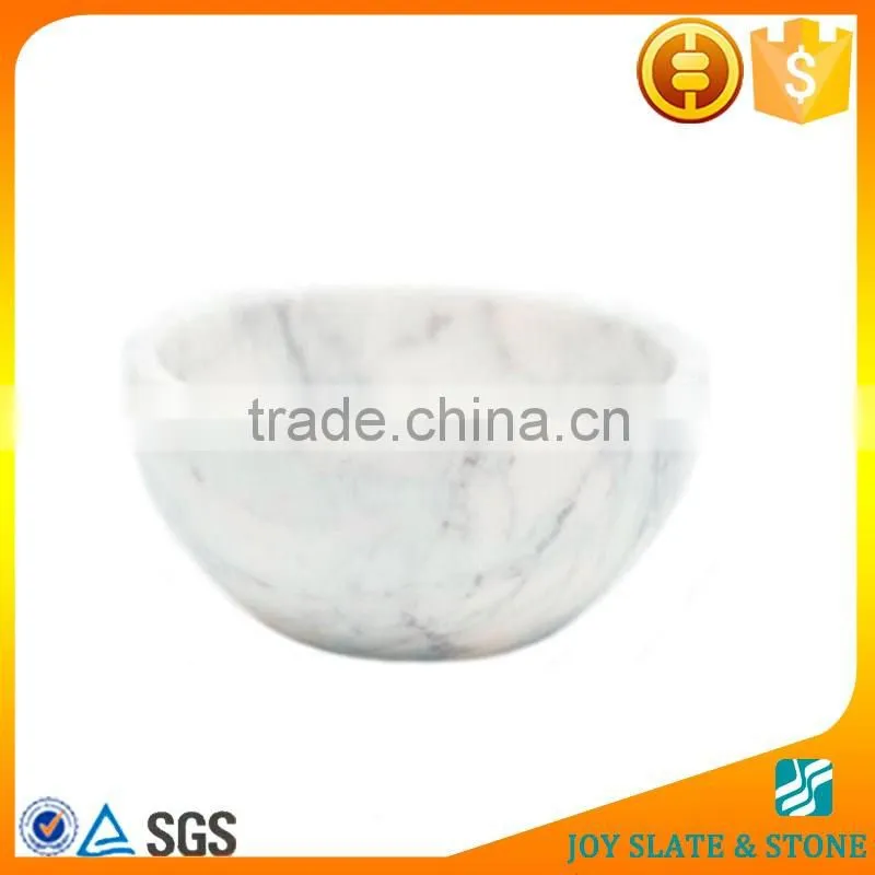Natural marble stone mortar and pestle